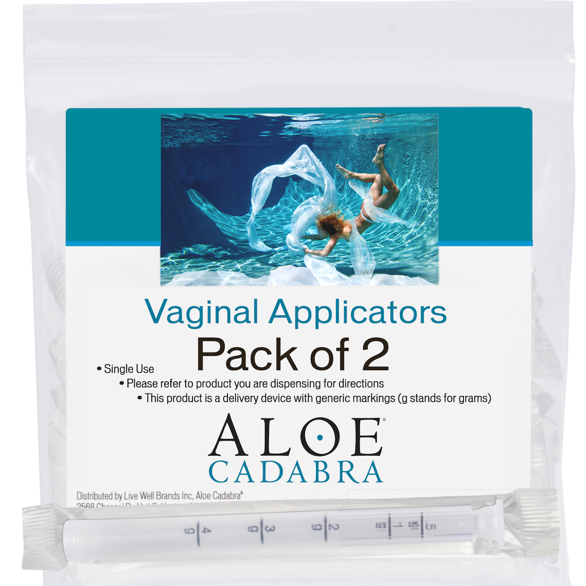 2 Vaginal Applicators (Unfilled)