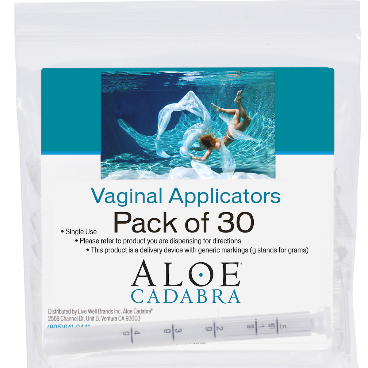 30 Vaginal Applicators (Unfilled)