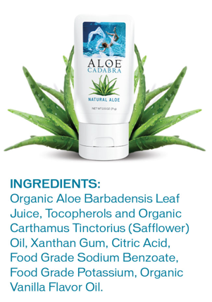 Natural Aloe 2.5oz (Unscented) Aloe Cadabra Natural Aloe 2.5oz (Unscented) Aloe Cadabra