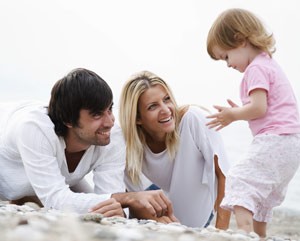 Family At Beach