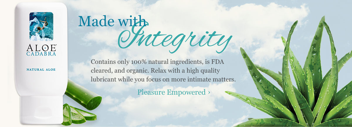 Aloe Cadabra is made with integrity