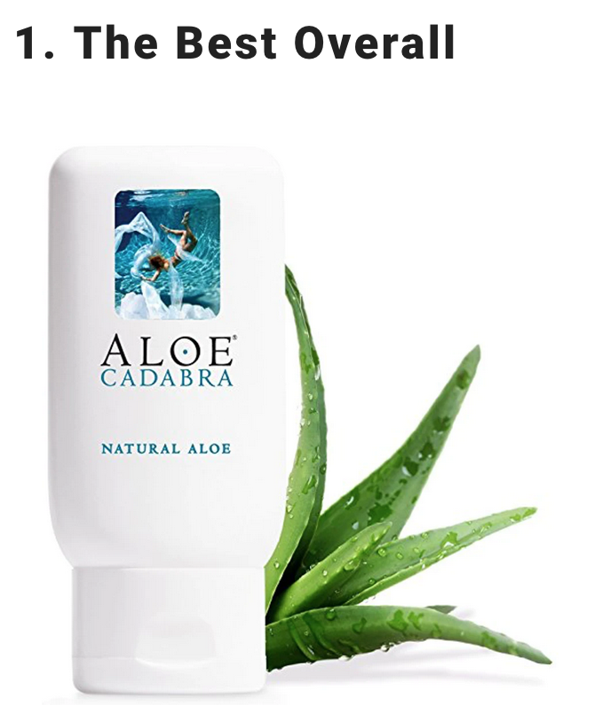 Aloe Vear is Best lubricant for Sensitive skin 