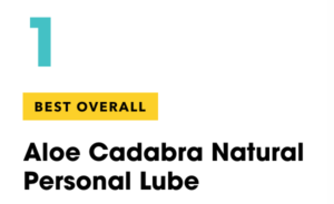 OB/GYNs best overal natural lube