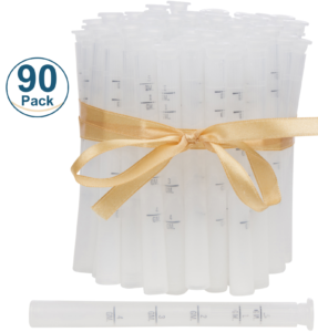 Extra Disposable Vaginal Applicators (90 Pack), Fits Threaded